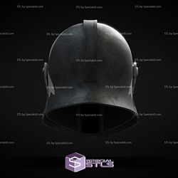 Cosplay STL Files Bartok Medieval Commander Wolffe Helmet 3D Print