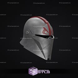 Cosplay STL Files Medieval Captain Fordo Helmet 3D Print