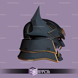 Cosplay STL Files Batman Samurai Helmet 3D Print