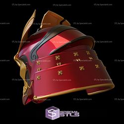 Cosplay STL Files Iron Man Samurai Helmet 3D Print