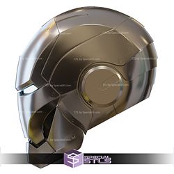 Cosplay STL Files Motorized Ironman Mark 2 Helmet