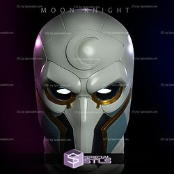 Cosplay STL Files Custom Moon Knight Mask 3D Print