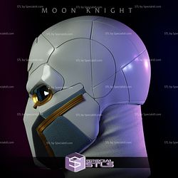 Cosplay STL Files Custom Moon Knight Mask 3D Print
