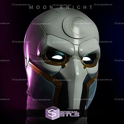 Cosplay STL Files Custom Moon Knight Mask 3D Print