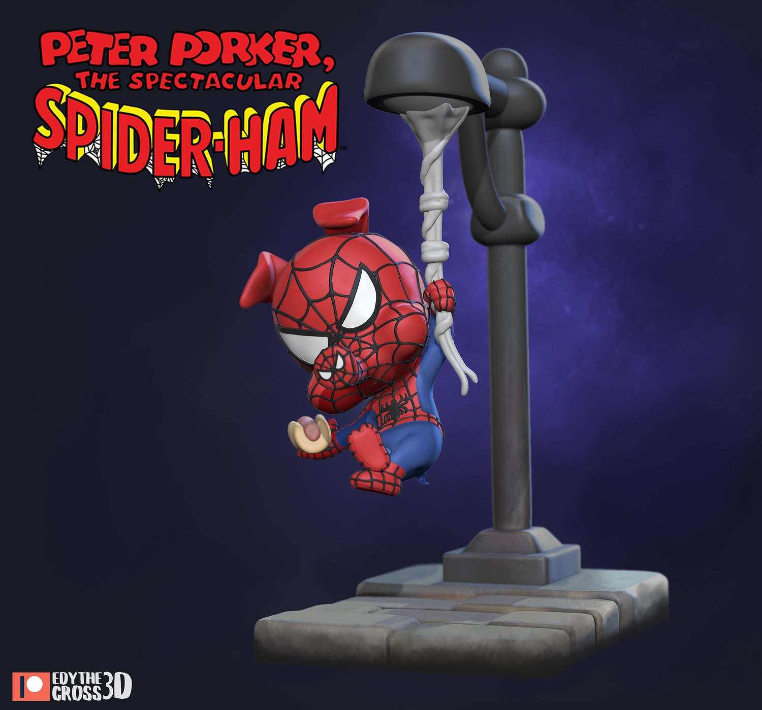 SpiderHam Chibi from Spiderman