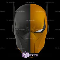 Cosplay STL Files Deathstroke Mashup Batman Helmet 3D Print