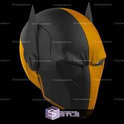 Cosplay STL Files Deathstroke Mashup Batman Helmet 3D Print