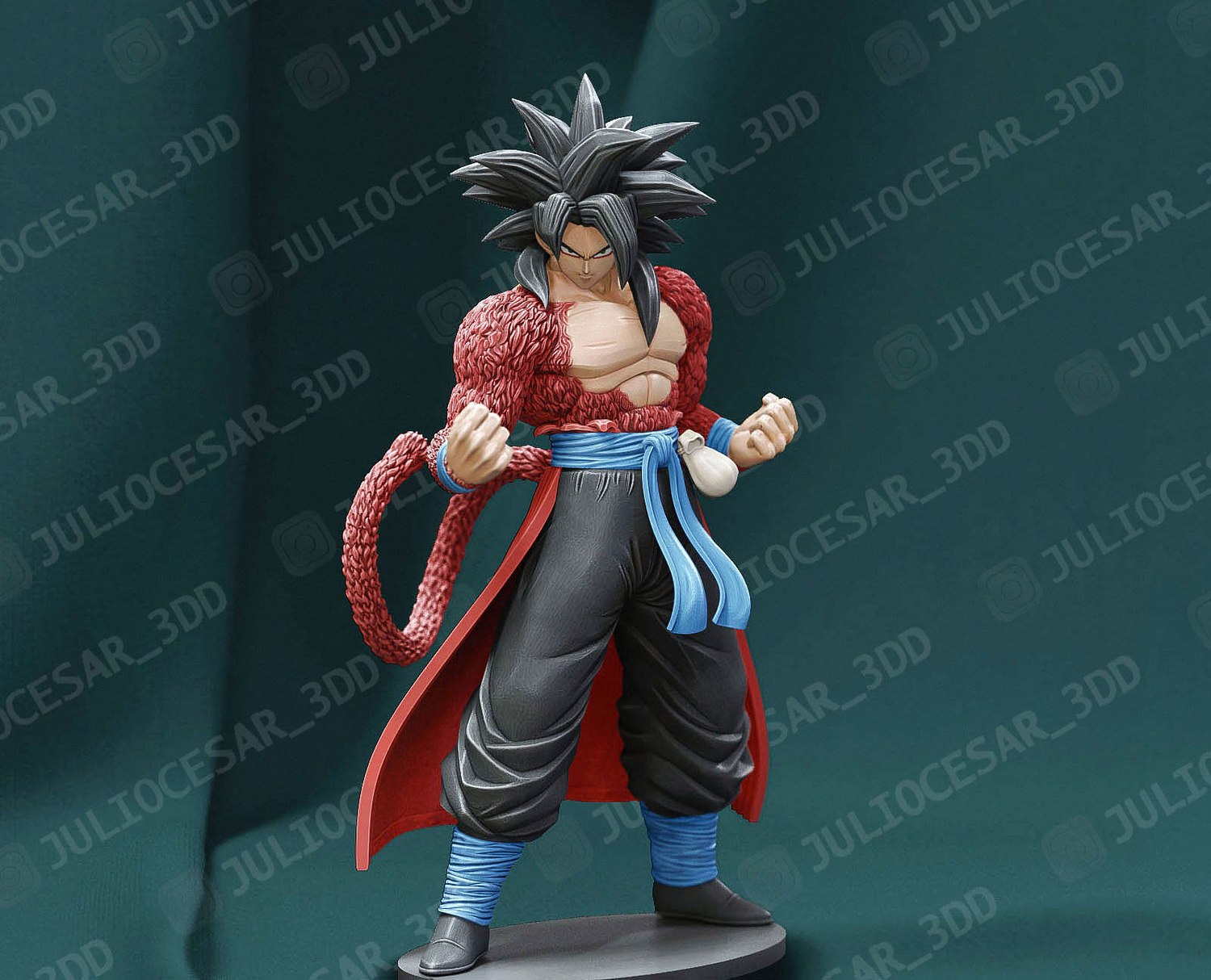 FIGURE DRAGON BALL SUPER - GOKU XENO SUPER SAYAJIN 4 - R&N Geek