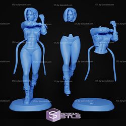 Cammy Britain Outfit Defend 3D Print STL 3D Model