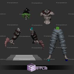 Gyutaro Shabana Standing V3 3D Print STL Demon Slayer 3D Model