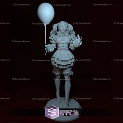 IT Girl Pennywise V2 3D Print STL 3D Model