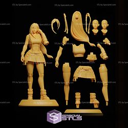 Tifa Lockhart Stand V3 3D Printing Model Final Fantasy 7 3D Model
