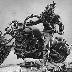 Ghost Rider on Motor Fanart