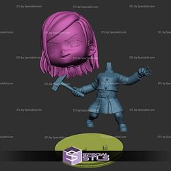 Nobara Kugisaki Chibi 3D Print STL Jujutsu Kaisen 3D Model