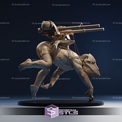 Pieck Cart Titan 3D Print STL Attack on Titan
