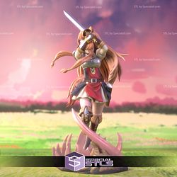 Raphtalia and Sword 3D Print STL The Rising of the Shield Hero