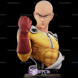 Saitama Bust 3D Print STL One Punch Man
