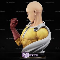 Saitama Bust 3D Print STL One Punch Man