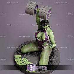 She Hulk Selfie 3D Print STL 3D Model