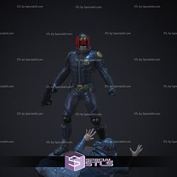 Judge Dredd Standing V2 3D Print STL 3D Model