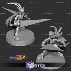 Megaman Zero Action Pose 3D Print STL 3D Model