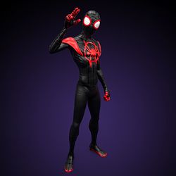 Miles Morales Spiderman V2 From Marvel