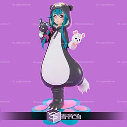 Yuna 3D Printing Figurine Kuma Kuma Kuma Bear STL Files