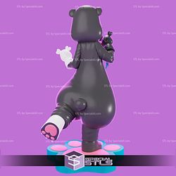 Yuna 3D Printing Figurine Kuma Kuma Kuma Bear STL Files