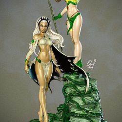 Storm and Rogue From X-Men