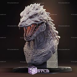 Godzilla 2000 Bust 3D Printing Model STL Files