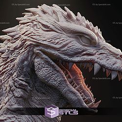 Godzilla 2000 Bust 3D Printing Model STL Files