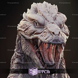 Godzilla 2000 Bust 3D Printing Model STL Files