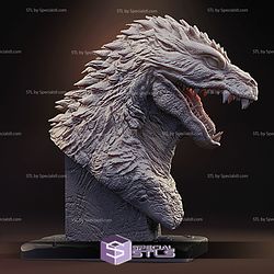 Godzilla 2000 Bust 3D Printing Model STL Files