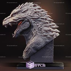 Godzilla 2000 Bust 3D Printing Model STL Files