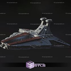 Venator-class Star Destroyer 3D Printing Model Starwars STL Files