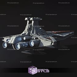 Venator-class Star Destroyer 3D Printing Model Starwars STL Files