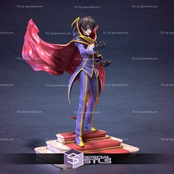 Lelouch Lamperouge 3D Print STL Code Geass 3D Model