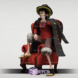 Monkey D Luffy Mafia 3D Print STL Fanart