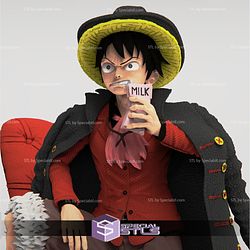 Monkey D Luffy Mafia 3D Print STL Fanart