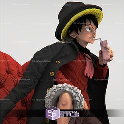 Monkey D Luffy Mafia 3D Print STL Fanart