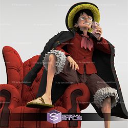 Monkey D Luffy Mafia 3D Print STL Fanart