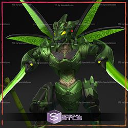 Scyther Mecha Pokemon 3D Print STL 3D Model