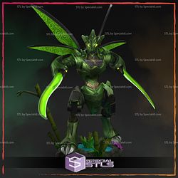 Scyther Mecha Pokemon 3D Print STL 3D Model