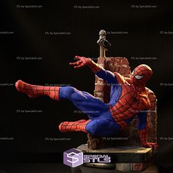 Spiderman 1994 vs Venom Diorama 3D Print STL