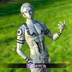 Sukuna Standing 3D Print STL Jujutsu Kaisen