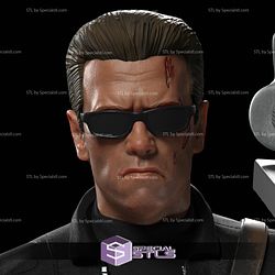 Terminator and Coffin 3D Print STL 3D Model