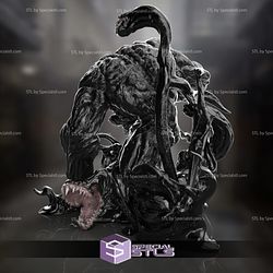 Venom Screaming 3D Print STL 3D Model