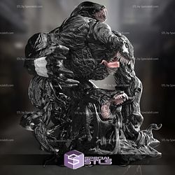 Venom Screaming 3D Print STL 3D Model