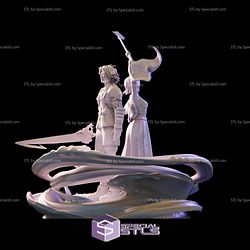 Tidus and Yuna 3D Print STL Final Fantasy