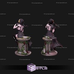 Yor Forger and Wine 3D Print STL Spy X Family 3D Model